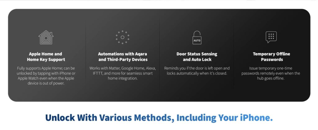 The Aqara Smart Lock U300