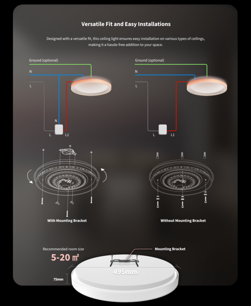 Ceiling Light T1M