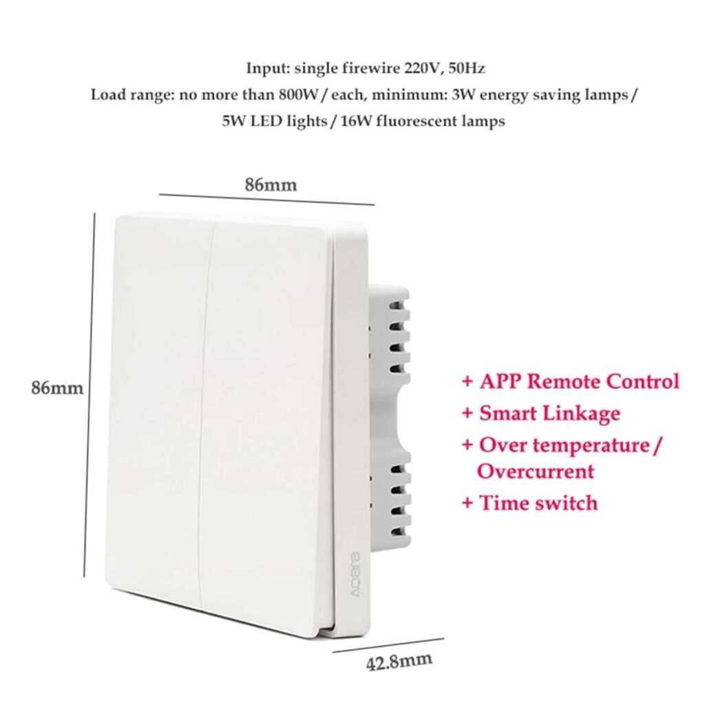Aqara Smart Switch D1 Zigbee 3.0
