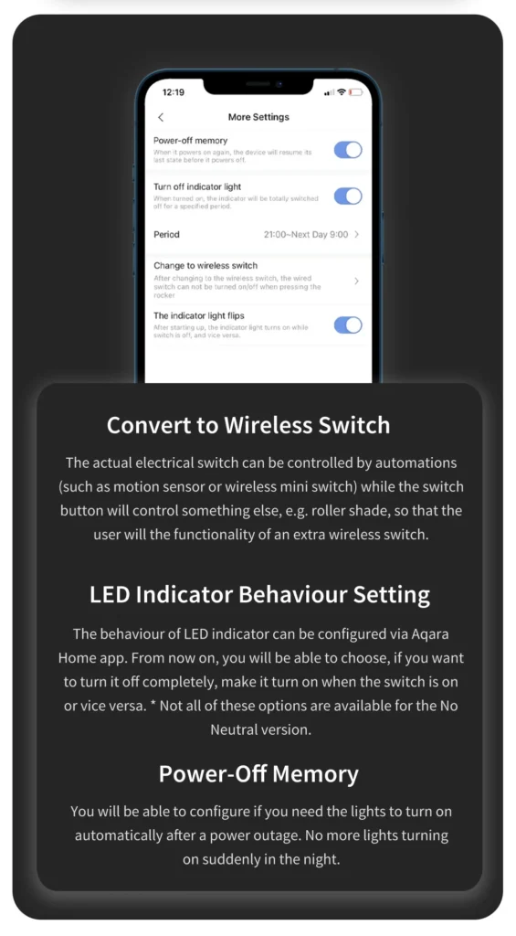 Aqara Smart Wall Switch H1 Global version