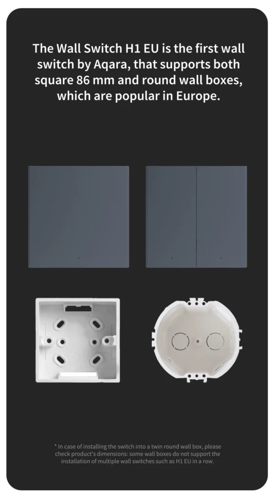 Aqara Smart Wall Switch H1 Global version