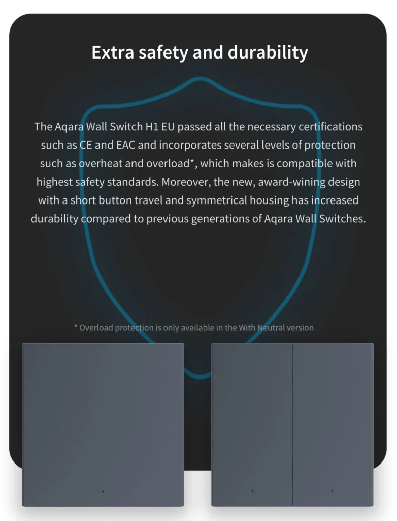 Aqara Smart Wall Switch H1 Global version