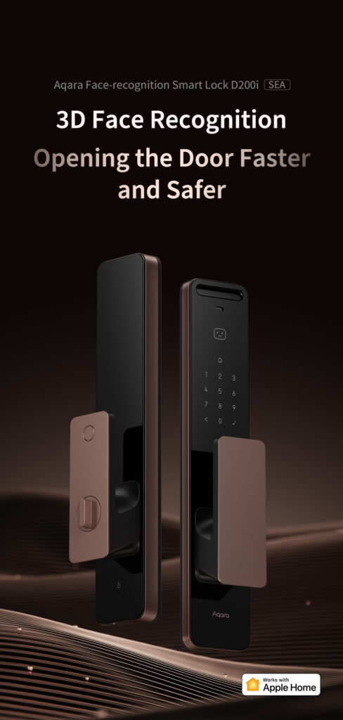 Aqara Smart Door Lock D200i Advanced 3D Face Recognition for Enhanced Security